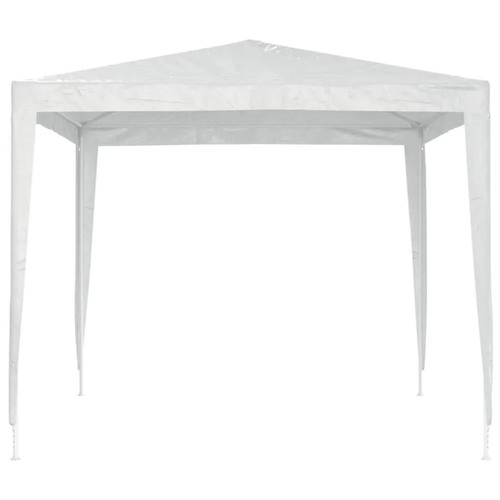 Tendone per Feste 2,5x2,5 m Bianco con Colori UV-Resistant