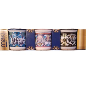 Shot Tequileros Talavera Colores Porcelana - MAKI