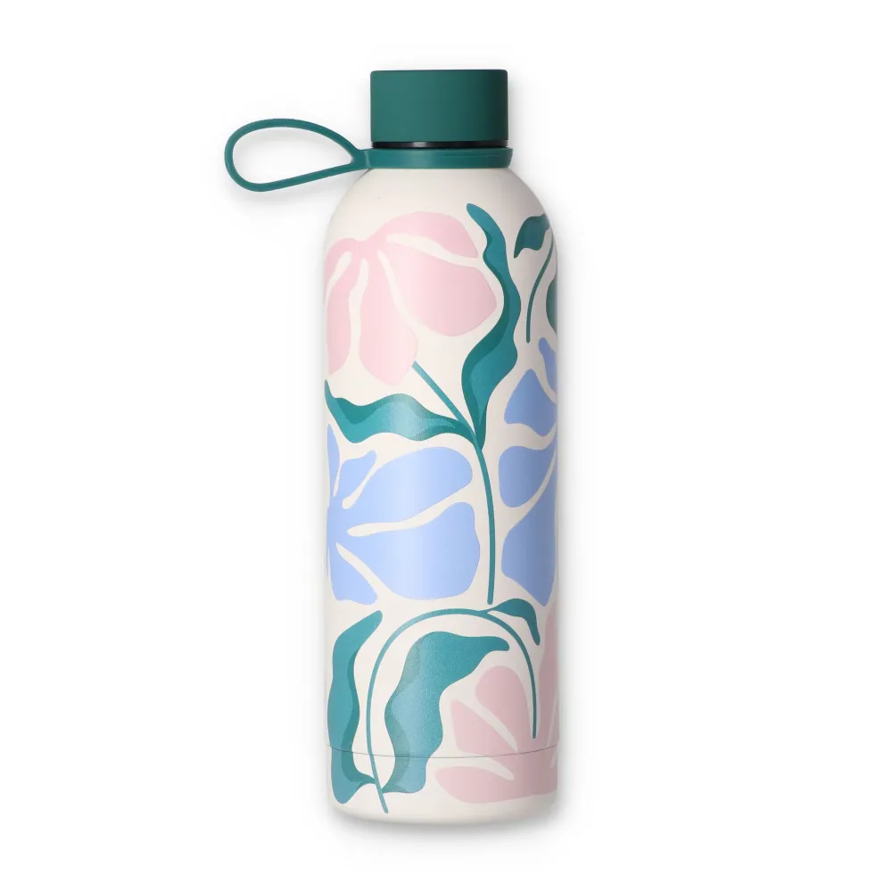 Borraccia termica 500 ml - Stampa floreale