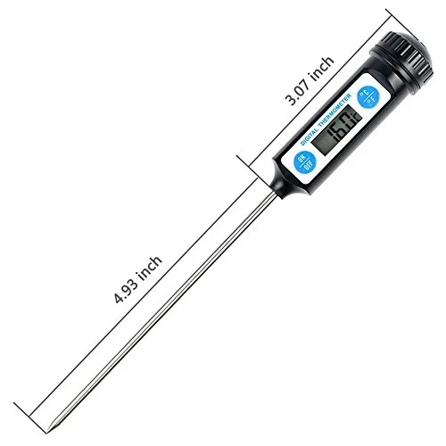 Anpro Termometro Cucina Digitale - Termometri Pentole con Sonda Lunga e...