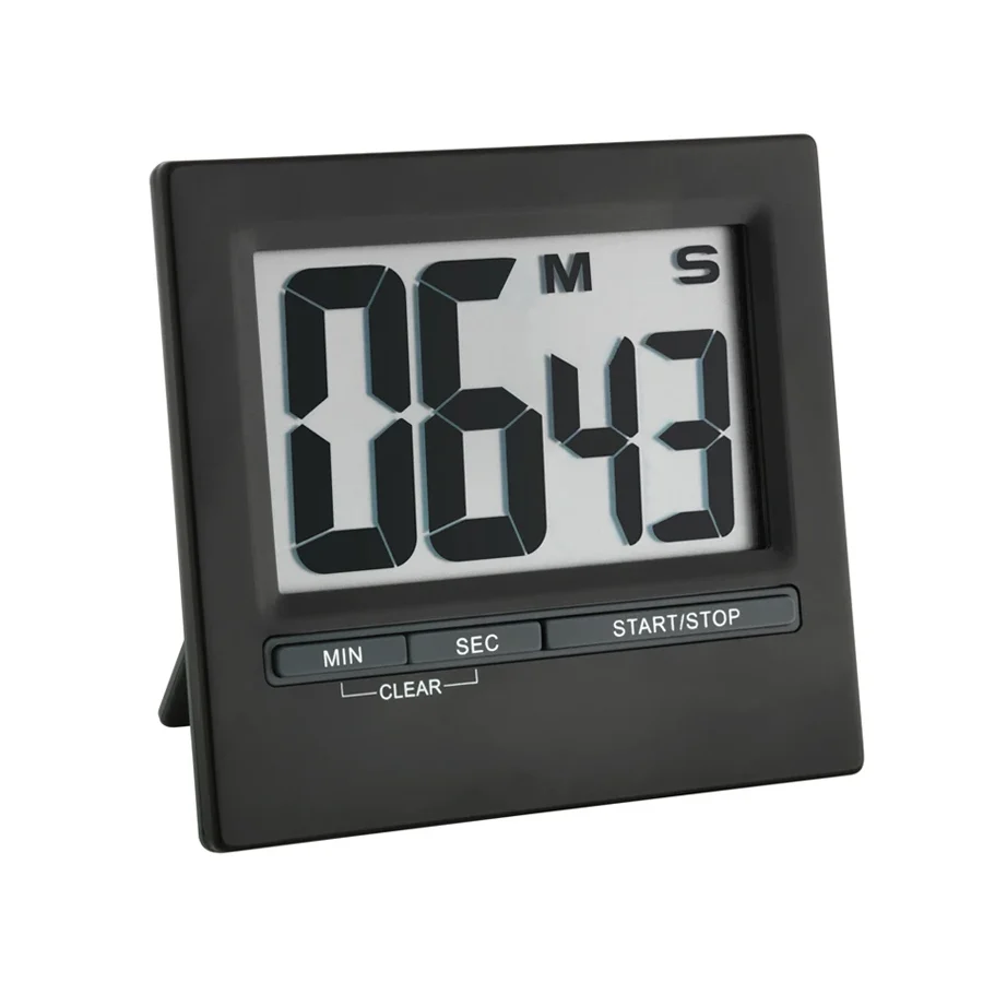 TIMER DIGITALE CON CALAMITA + SUPPORTO NERO