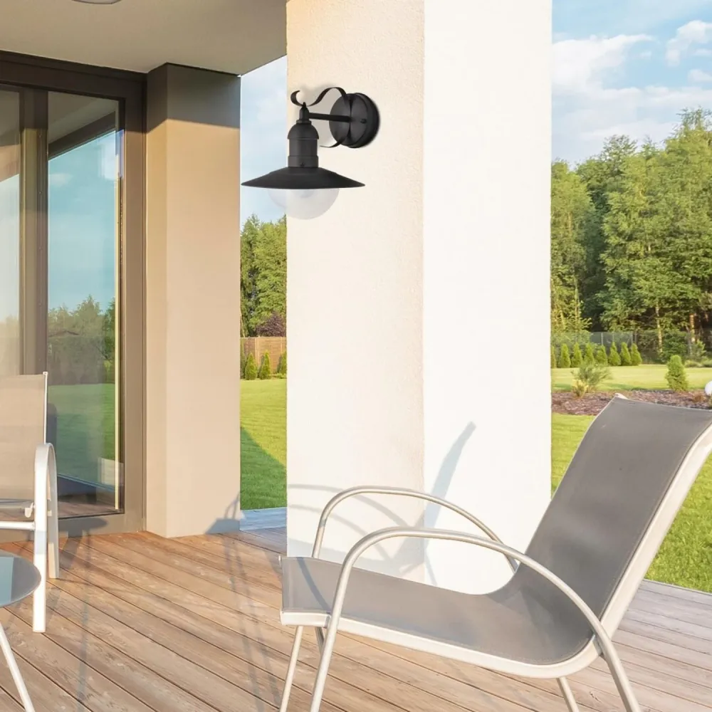 Rabalux Oslo Garden Wall Lamp LED Caldo White Light E27 60W IP43 Weather Resistant Outdoor