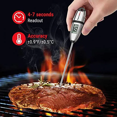 ThermoPro TP02S Termometro da Cucina Digitale Lettura Istantanea con 5.35"...