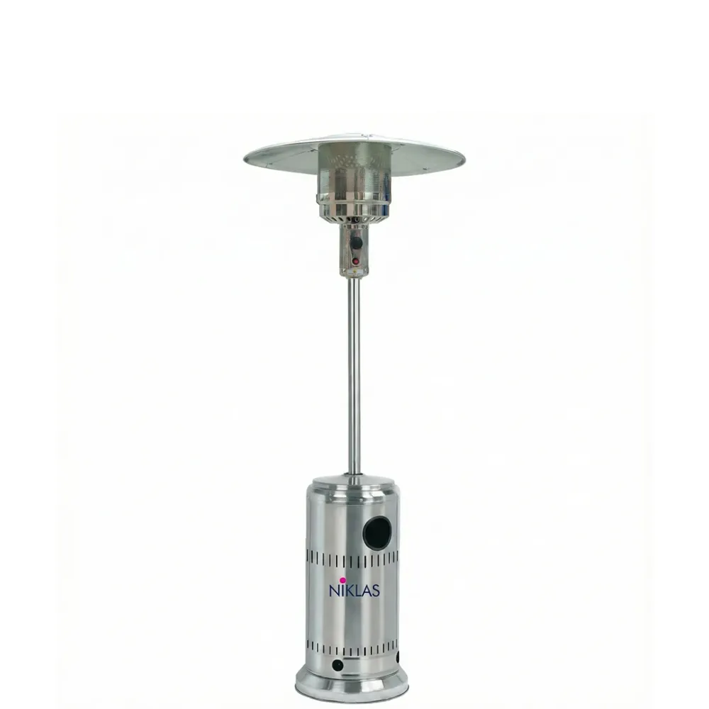Termopatio Gas NIKLAS Inox 13kW per Esterni Acciaio Inossidabile