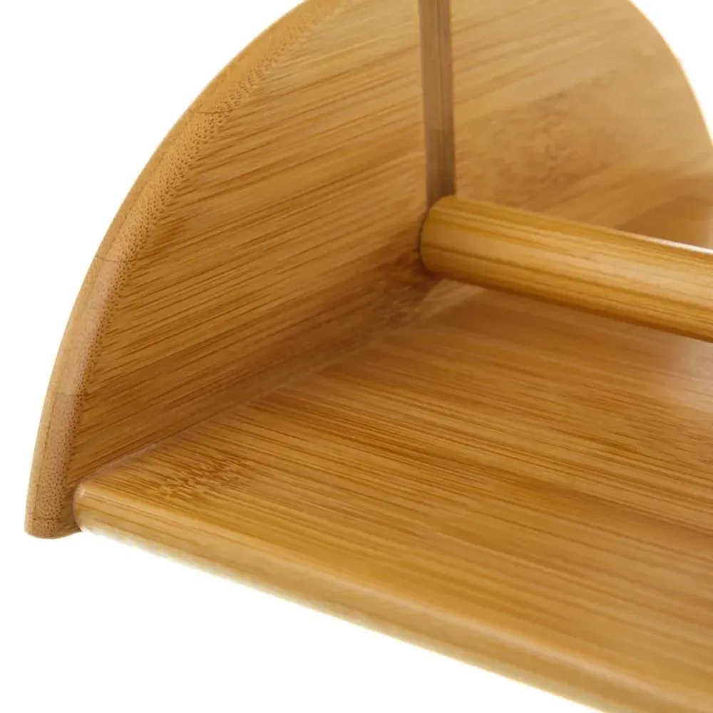 Portatovaglioli Bambù con Fermo Porta Tovaglioli da Tavola Supporto da Cucina
