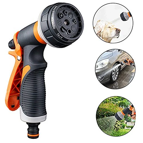 TUKNON Pistola da Giardino, Irrigazione, Spruzzo con 8
