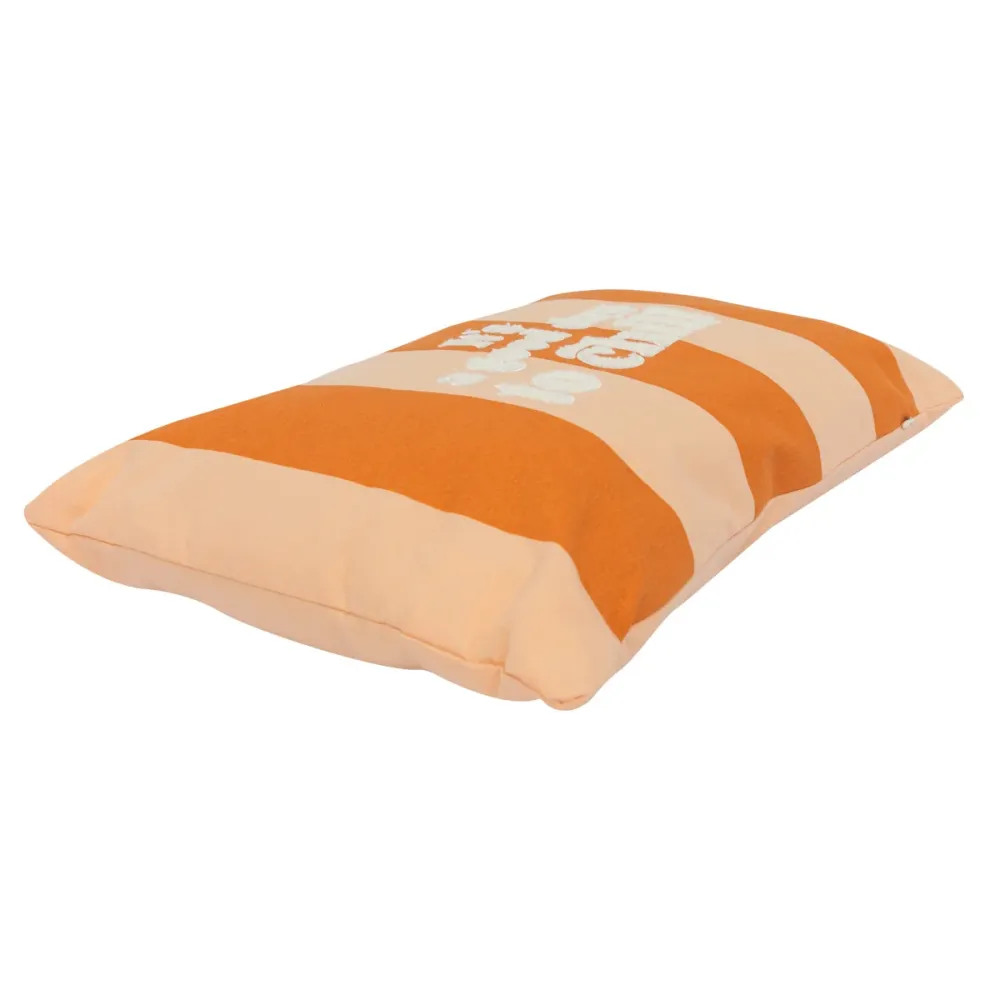 Rectangular cushion orange - It’s good day to chill
