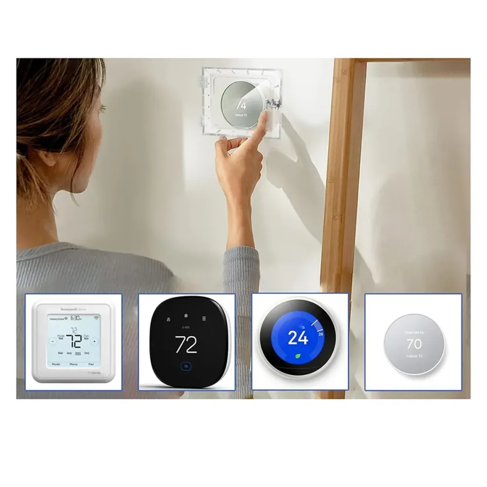 Scatola di Blocco Universale per Termostato con Chiave – Piccola Protezione Trasparente per Termostato