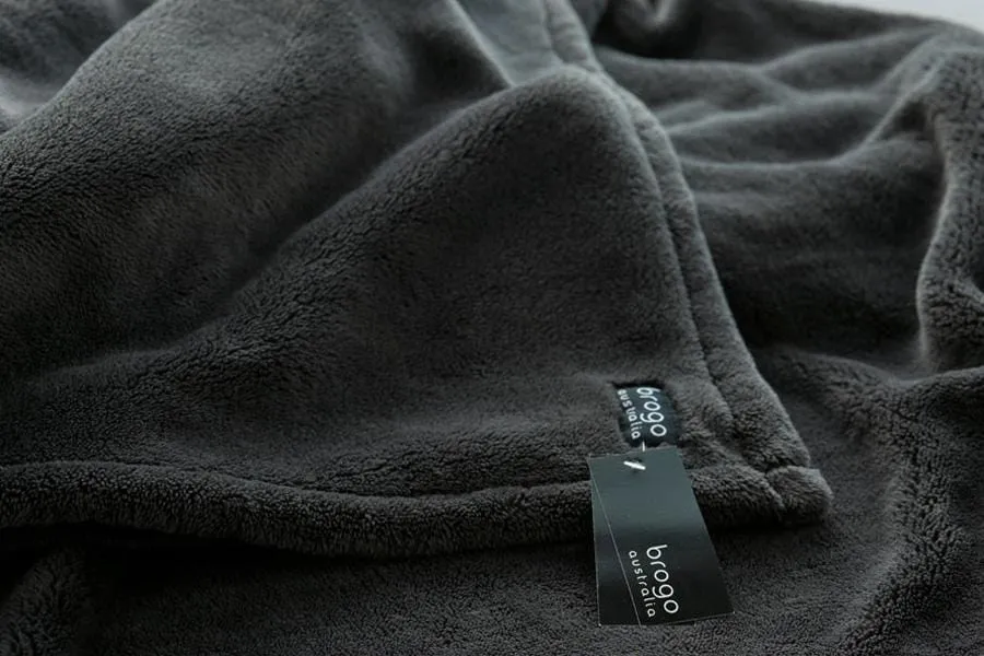 Brogo Microfibre Supersoft Throw Dove