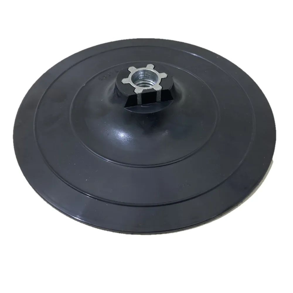 Platorello gomma flessibile per dischi velcrati da Ø150 mm