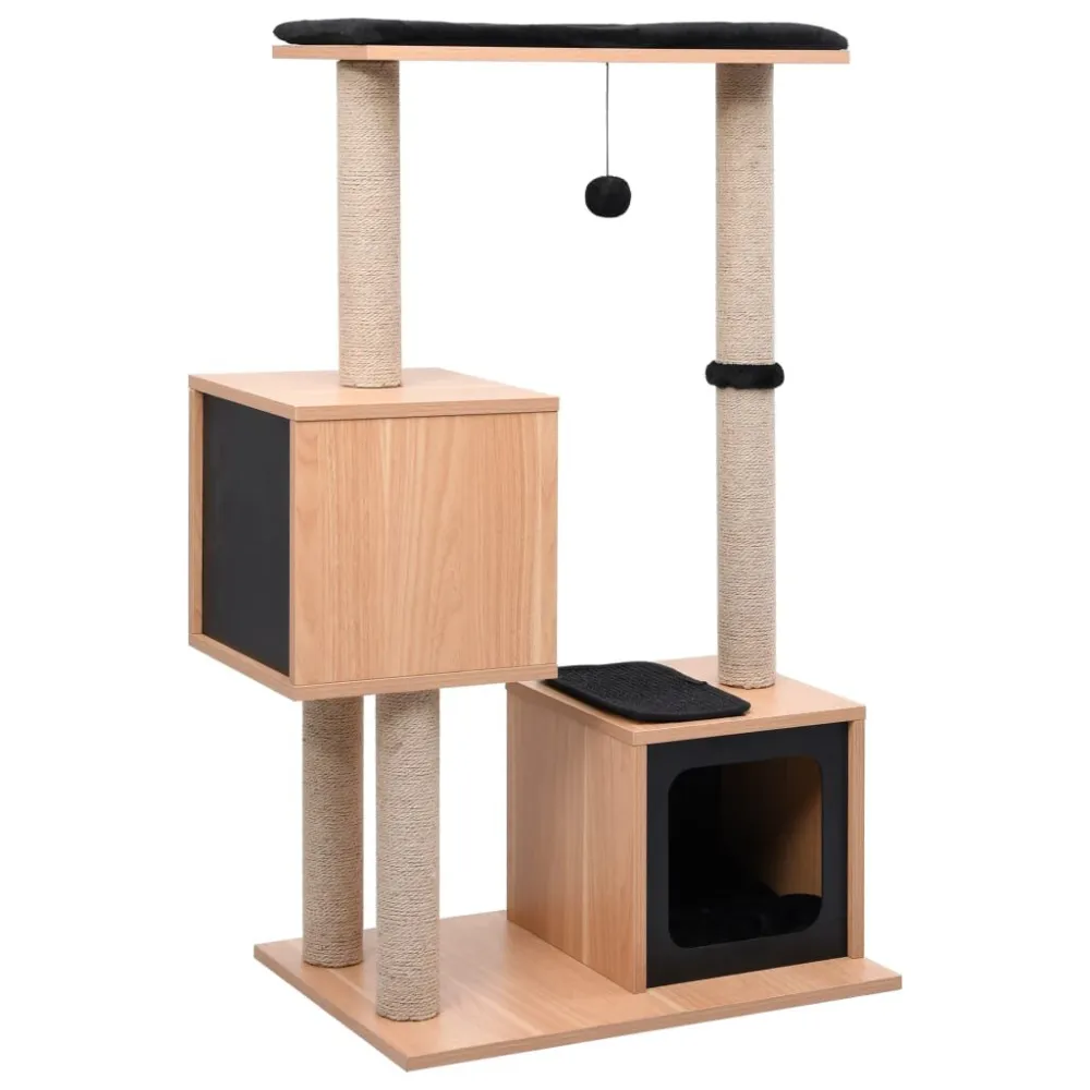 Albero per Gatti con Tappeto Tiragraffi Sisal 104 cm