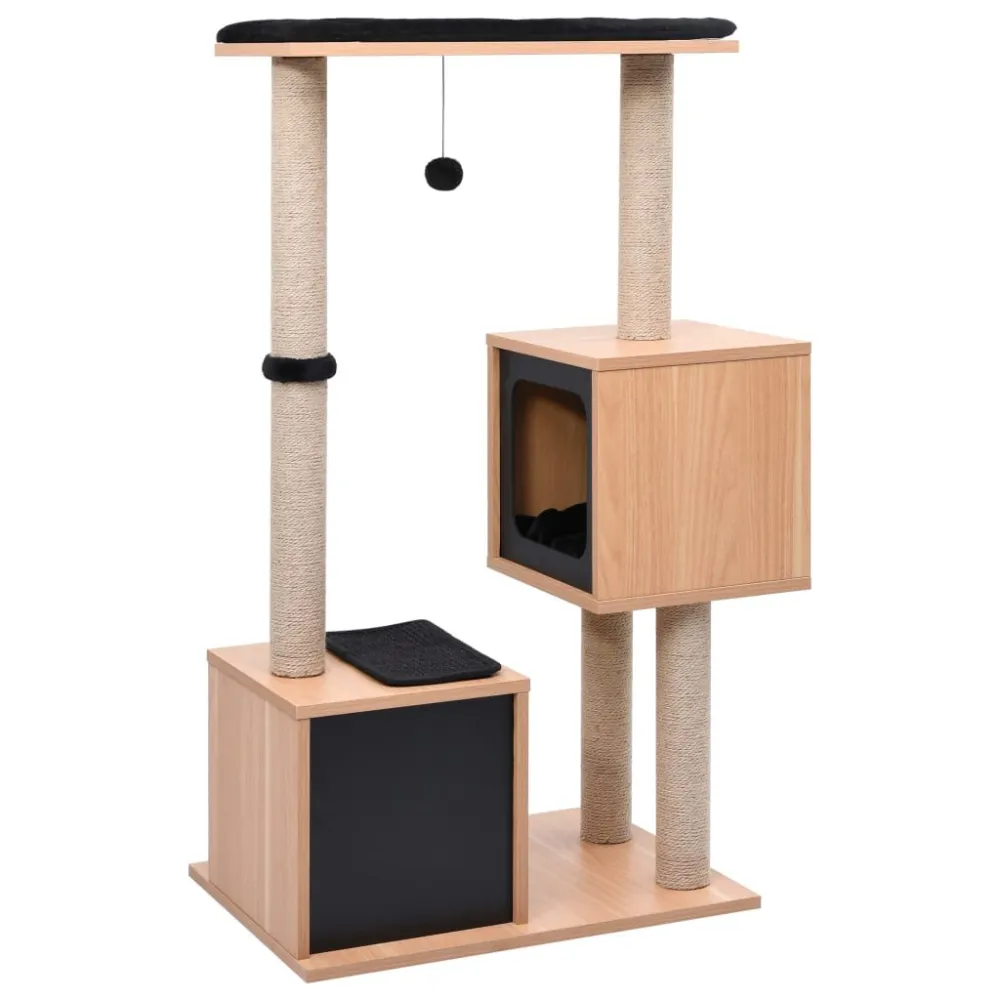 Albero per Gatti con Tappeto Tiragraffi Sisal 104 cm