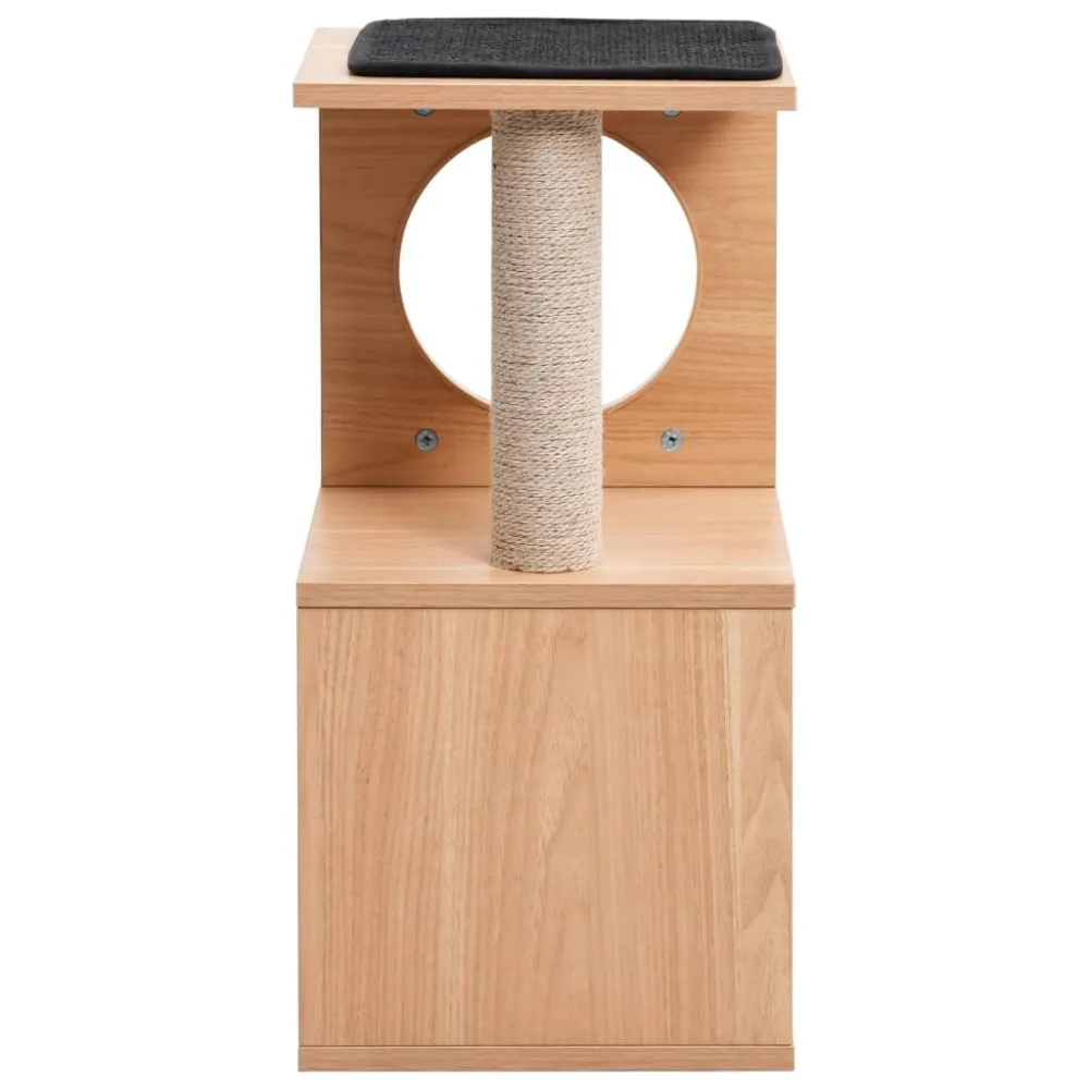 Albero per Gatti con Tappeto Tiragraffi Sisal 60 cm