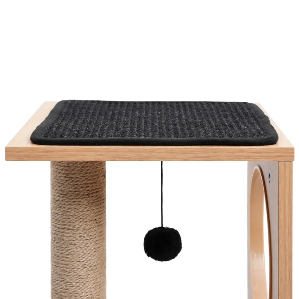 Albero per Gatti con Tappeto Tiragraffi Sisal 60 cm