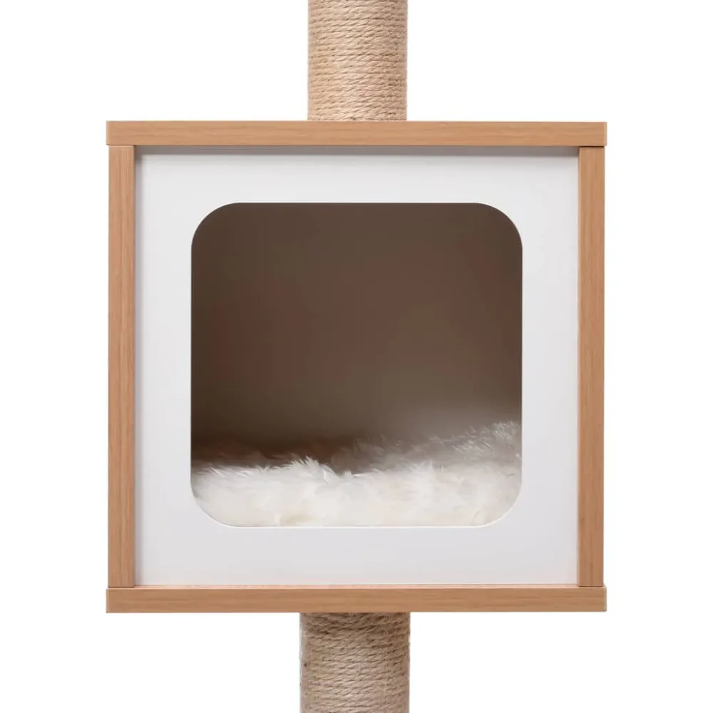 Albero per Gatti con Tappeto Tiragraffi Sisal 123 cm