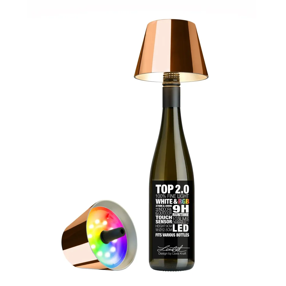 Lampada da tavolo Sompex Top 2.0 rame