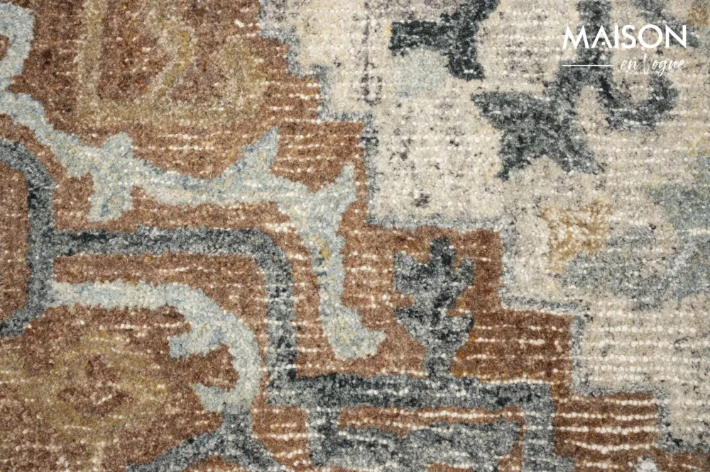 Feltro da Ago Tappeto Amori lana blu 160x230 cm DutchBone - 230cm
