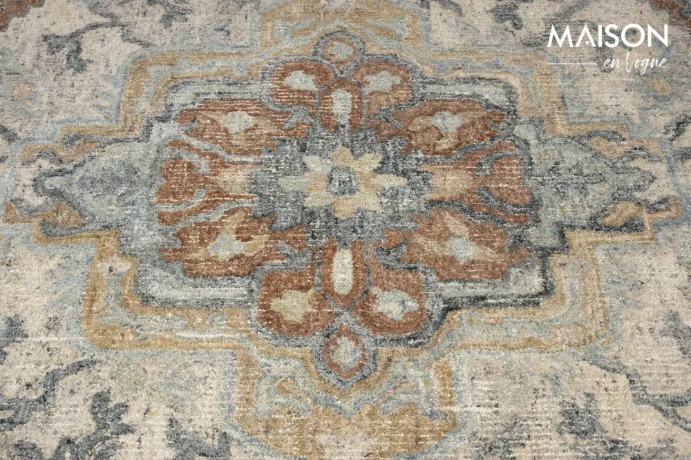 Feltro da Ago Tappeto Amori lana blu 160x230 cm DutchBone - 230cm