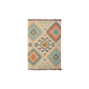 Lana Cardata Tappeto lana multicolore 160x230 Pantai Chehoma - 230cm