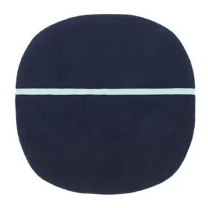 Lana Merino Tappeto lana blu 140x140 Oona Normann Copenhagen - 145cm
