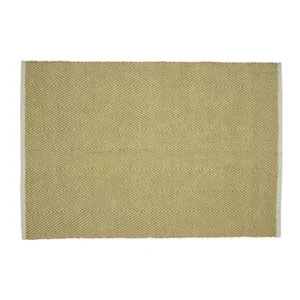 Tappeto cotone color senape Hübsch - 180cm per Progetti 3D