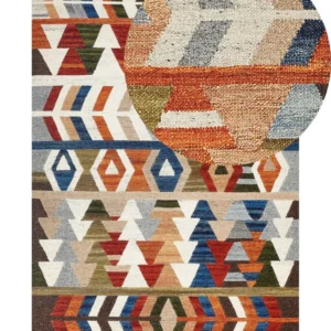 Tappeto kilim lana multicolore 160 x 230 cm KAGHSI