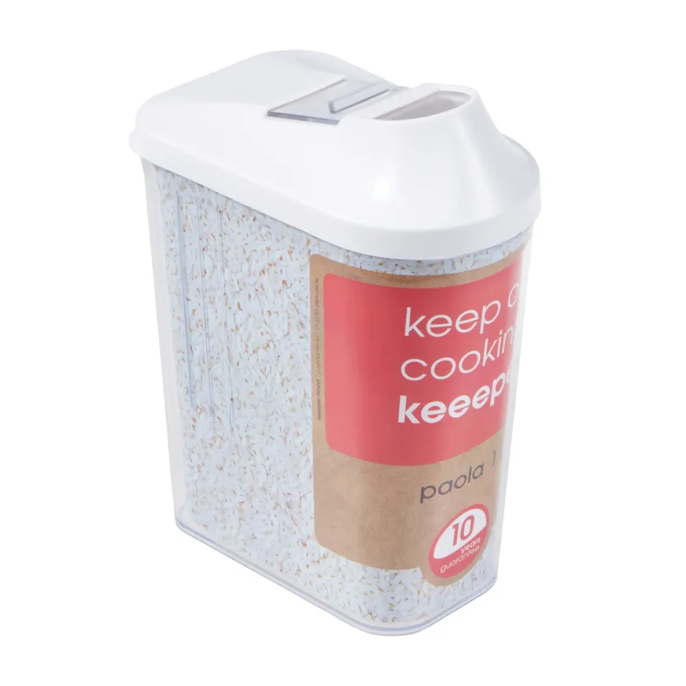 Food Storage Container Lid Kitchen 1L Transparent Dishwasher Sicuro