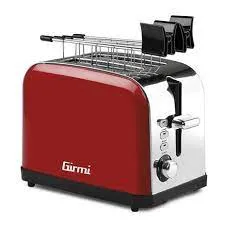 GIRMI TOSTAPANE 850W ROSSO/INOX