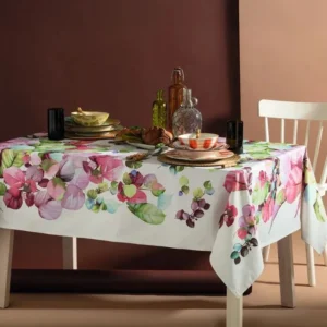 RIVIERA Tovaglia antimacchia Breeze twill stampa digitale 150x220 Unica Rettangolare