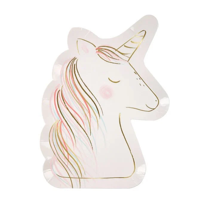 Grande Piatto Unicorno - Set da 8