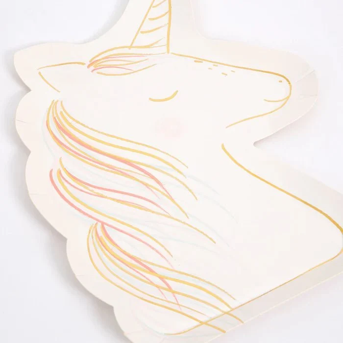 Grande Piatto Unicorno - Set da 8