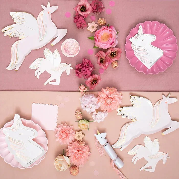 Grande Piatto Unicorno - Set da 8