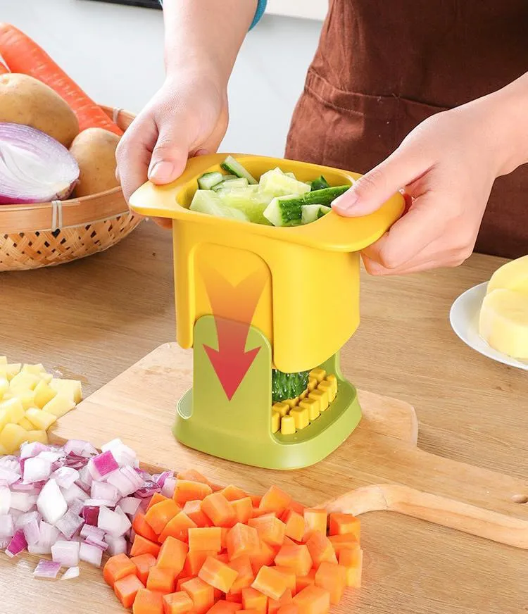 Tritaverdure 2 1 per tagliare dadini tritaverdure staccabile tritaverdure multifunzionale per tagliare cubetti frutta cipo...