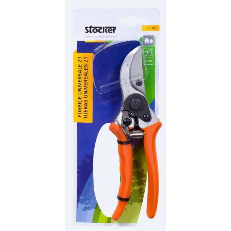 Stocker Forbice universale giardino 21 cm con lama da 40 cm