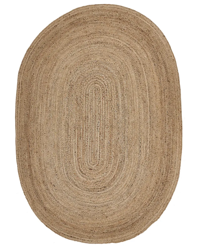 Tappeto iuta crema 160 x 230 cm DEMIRCI