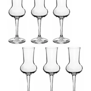 Bormioli Rocco Riserva Grappa 80ml, 6 bicchieri