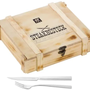Set di posate da bistecca gemella da cucina Zwilling 12 pezzi. Nella scatola di legno 07150-359-0