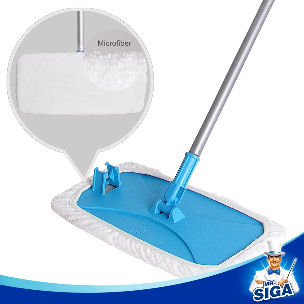 Mr.siga Large surface mop microfiber refills, Pack 3