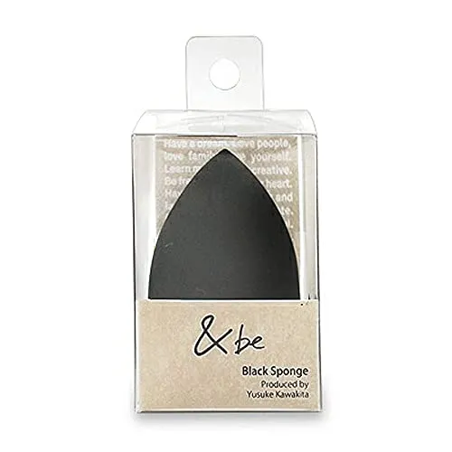 &be Spugna Makeup Forma di Cono Liscia Versatile 1pc Nero