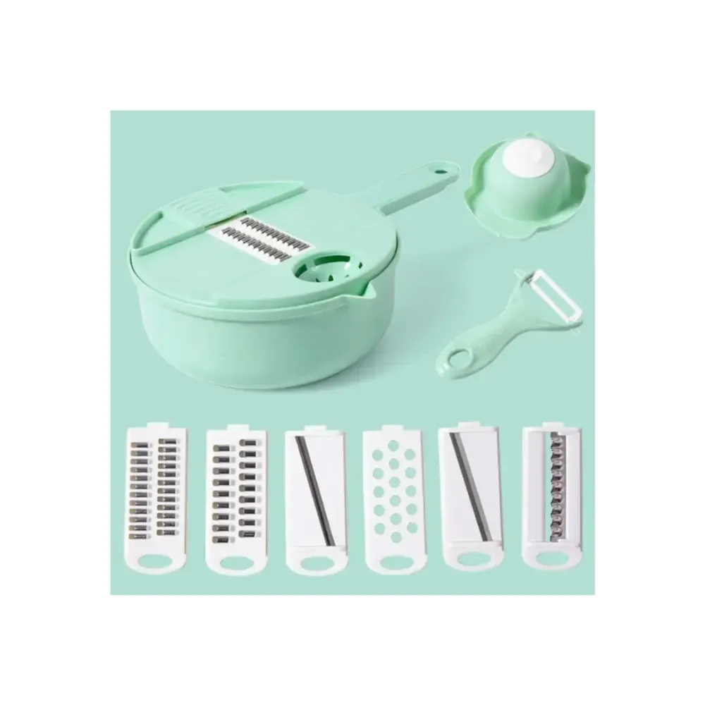 Taglia e Affetta 12 1 con Scolaverdure - Verde