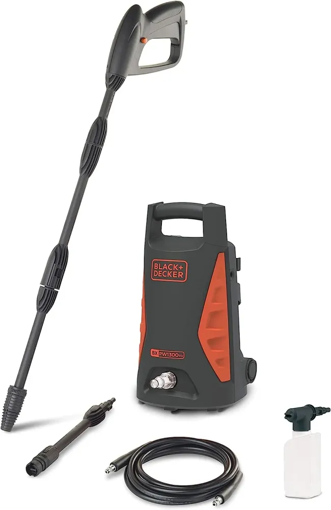Idropulitrice Compatta ad Alta Pressione con Accessori 1300W 100 Bar 360 l/h