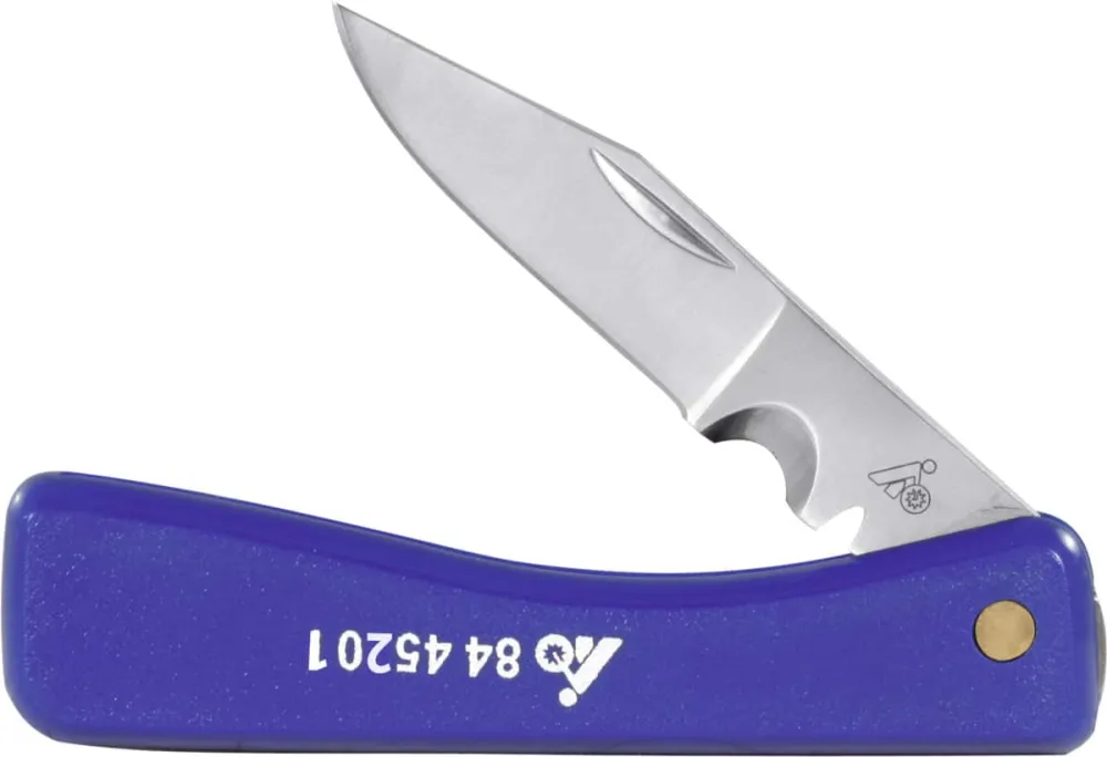 HOLEX Coltello spellafili con impugnatura plastica, richiudibile