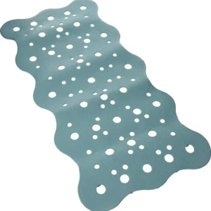 Shark 073/201011 Tappeto Antiscivolo Gomma per Vasca, 37 x 73 cm, Azzurro