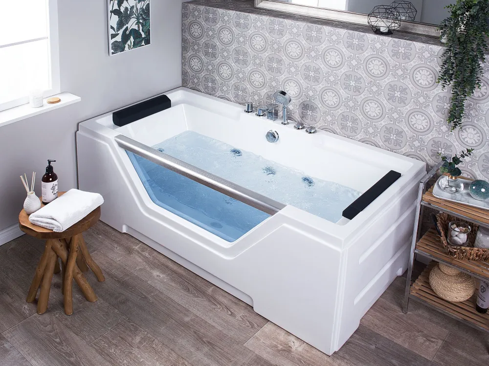 Certificato CE Vasca da bagno idromassaggio 170 x 80 cm GRENADA