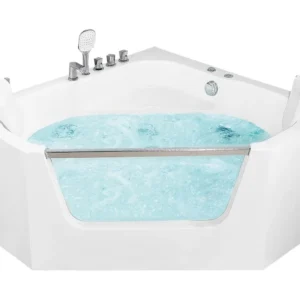 Certificato CE Vasca idromassaggio angolare bianca 150 x 150 cm CANTALLA