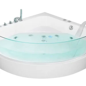 Certificato CE Vasca idromassaggio con cromoterapia LED 190 x 135 cm MARINA
