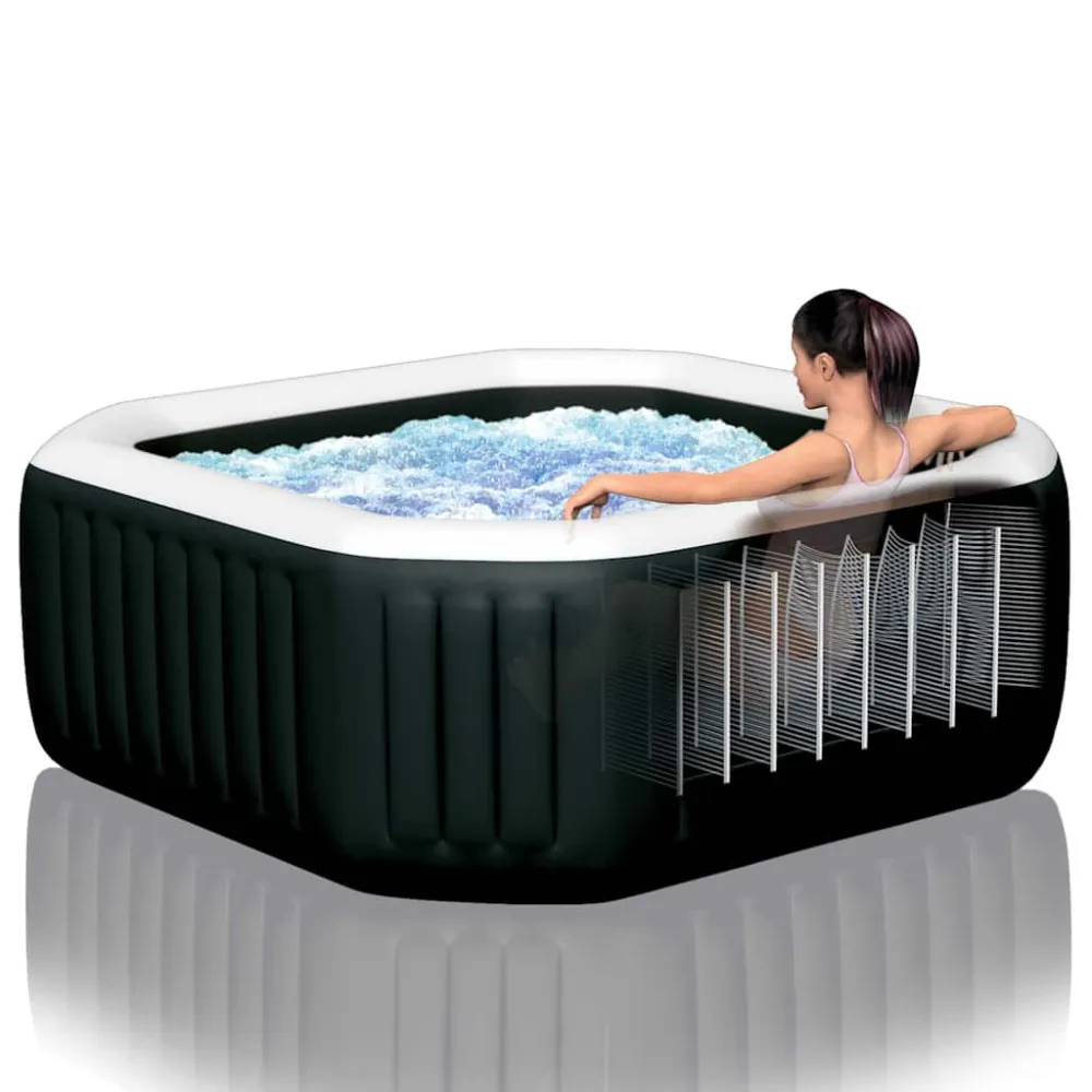 Intex Vasca Idromassaggio con Jet Ottagonale PureSpa con Pannello di Controllo Digitale