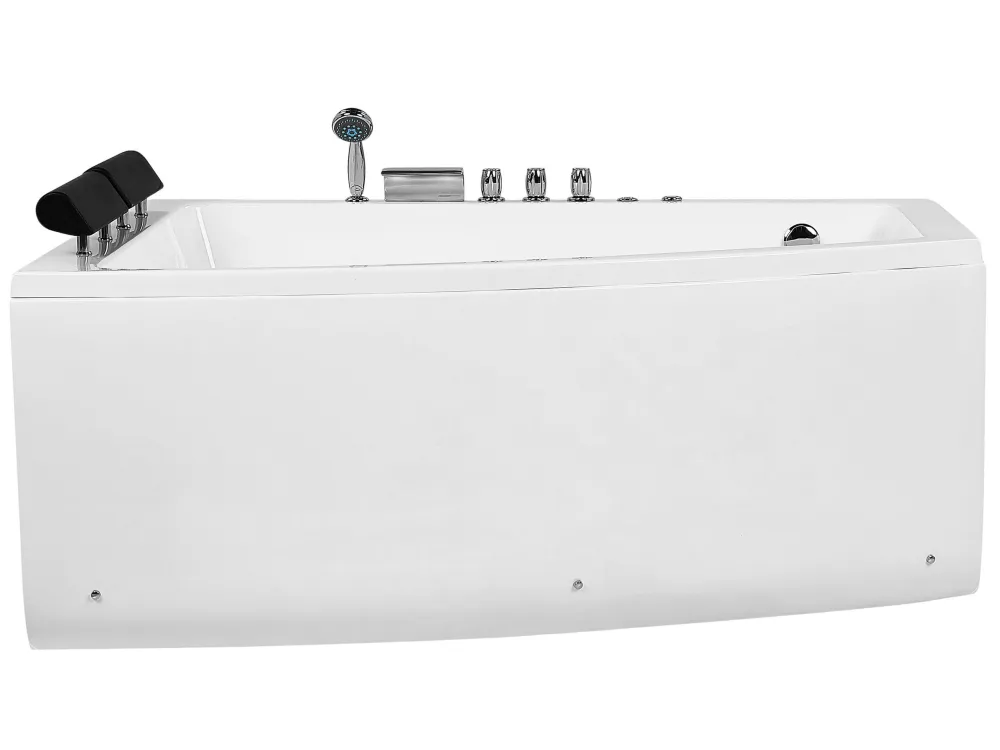 Riscaldamento Integrato Vasca da bagno con idromassaggio destra 182 x 122 cm SERRANA