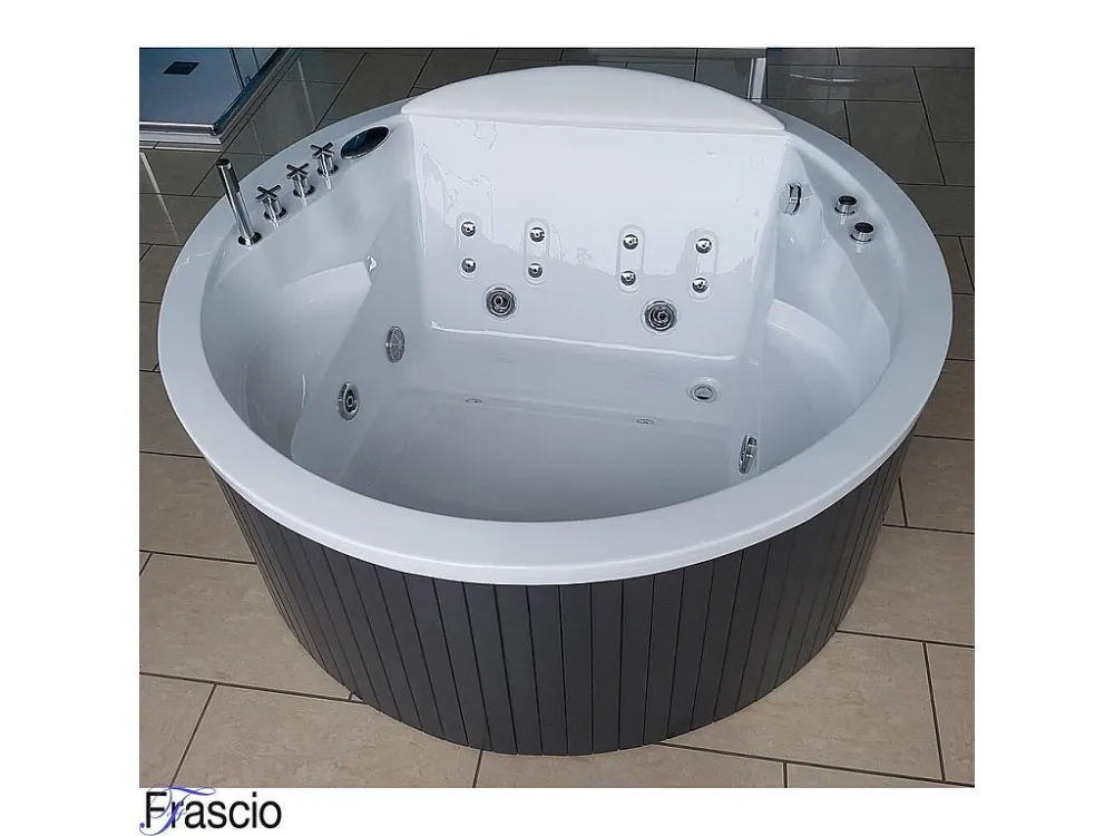 Riscaldamento Integrato Vasca Idromassaggio Spa Da Esterno / Interno FRA 9052b 160x160 cm