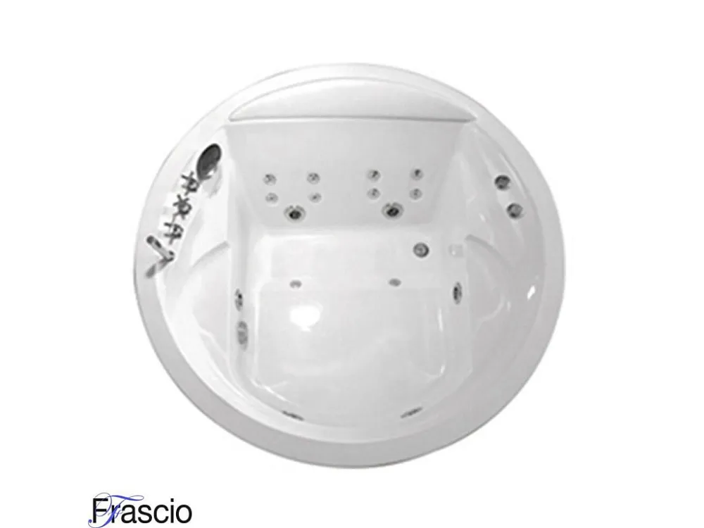Riscaldamento Integrato Vasca Idromassaggio Spa Da Esterno / Interno FRA 9052b 160x160 cm